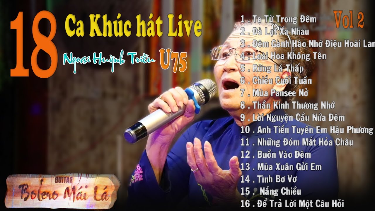 Tổng Hợp 18 ca khúc | VOL 2 Ngoại Huỳnh Triều Mới nhất | Ducmanh Guitar Bolero Mái Lá