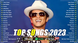 Bruno Mars, Selena Gomez, Adele, Maroon 5, The Weeknd, Miley Cyrus, Ed Sheeran 💛Top Hits 2023