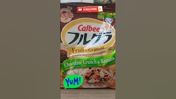 CALBEE FRUIT & GRANOLA #shorts
