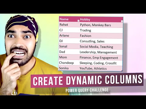 Creating Dynamic Columns | Power Query Challenge