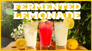 EASY Fermented Lemonade  [with Probiotics!]