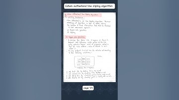 Explain Cohen-sutherland line cliping algorithm #computergraphics #computerscience #mumbaiuniversity