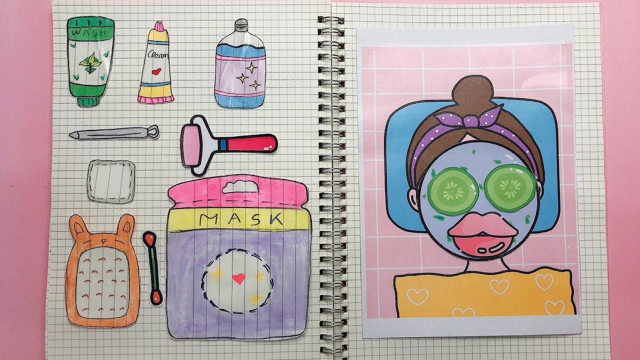 [💸Paperdiy💸] ASMR Skincare Makeup with PAPER COSMETICS 💄🕶️ - YouTube