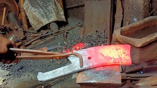 Most Interesting Very Big  Meat Cleaver  Knife Forging Process