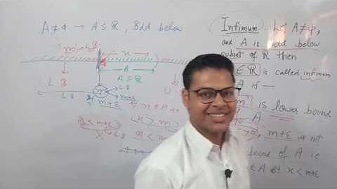 SUPREMUM and INFIMUM with examples