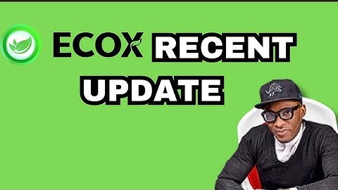 💡ECOX RECENT UPDATE. EARN MORE POINTS 