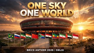 BRICS Anthem 2026 Delhi - One Sky One World | Bharat Mandapam Official Unity Song | Rising Stars Hub screenshot 1