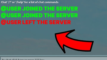 How to make a Join and Leave chat system… | Roblox Studio