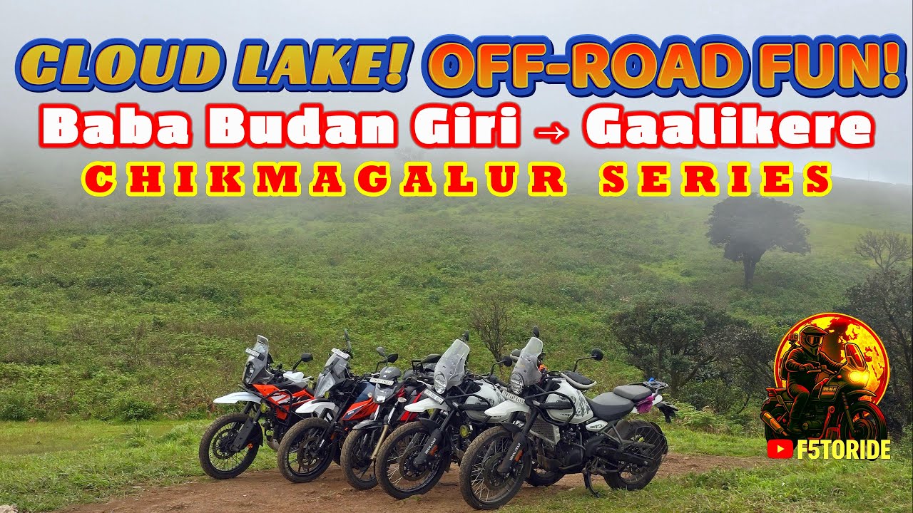 Chikmagalur EP4 | Baba Budangiri Off-Road + Gaalikere Ride | Cloud Lake Adventure