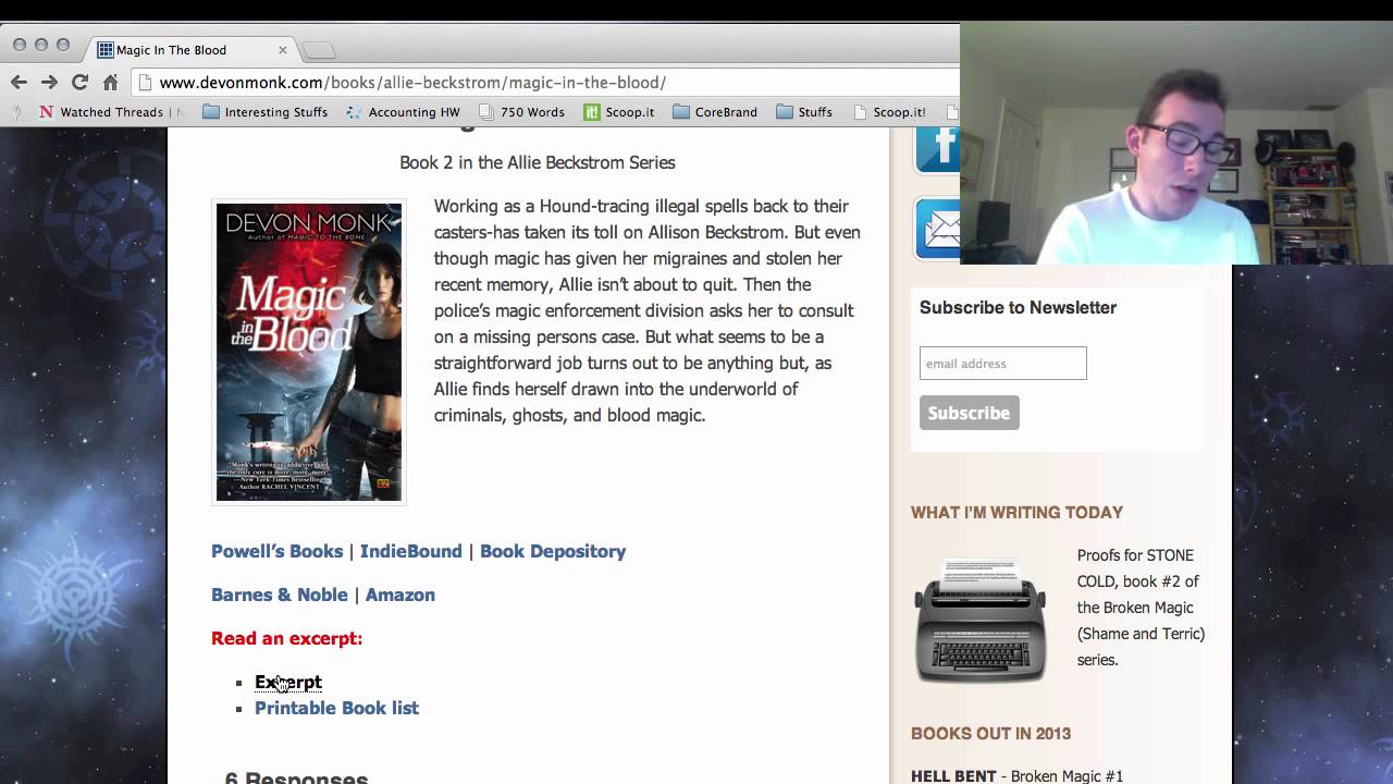 Recommended Reading - Magic in the Blood by Devon Monk