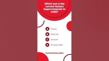 Which one is the current fastest Supercomputer in India?