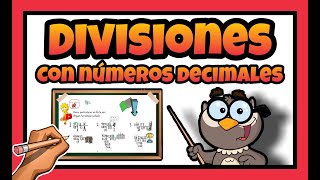 Como hacer DIVISIONES con DECIMALES [PARA NIÑOS]