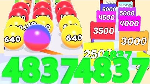 11 Minutes New Satisfying Mobile Math Games - Ball master Vs Merge Number Run