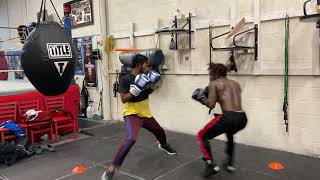 Beating them to the spot boxing drill