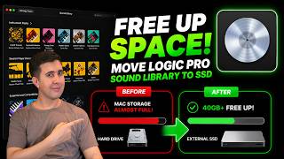 How to Download and Move the Logic Pro Sound Library to an External SSD (Logic Pro 12.2)