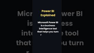 What is Power BI #dataanalytics #microsoftpowerbi #pl300 #powerbitraining #learnpowerbi