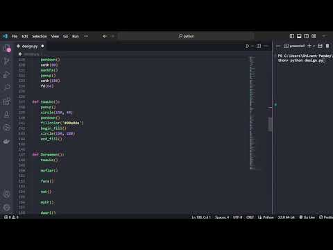 Create Doraemon Using Python | Learn Graphics in Python