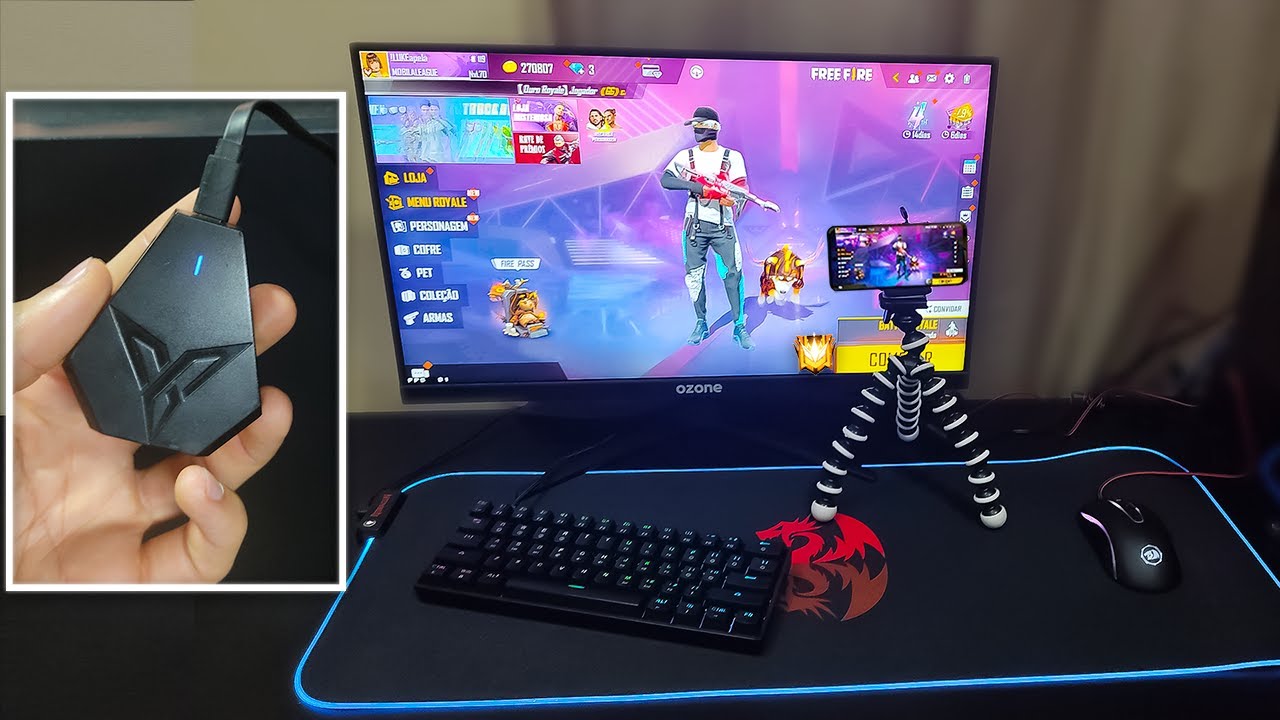 Q1 FLYDIGI O MELHOR MOBILADOR TECLADO E MOUSE PARA CELULAR DO MUNDO ...