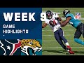 Texans vs. Jaguars Week 9 Highlights | NFL 2020