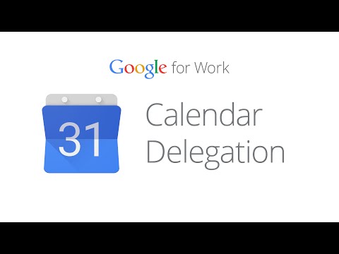 How to set up Calendar delegation