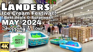 LANDERS | ICE CREAM FESTIVAL! BUY 1 GET 1 FREE |  SHOPPING & TOUR |WITH PRICES | #Len TV Vlog