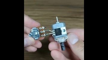 speed control of DC motor using potentiometer.