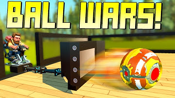 This Ball Battle Game is Super Fun AND Intense! - Scrap Mechanic Multiplayer Monday