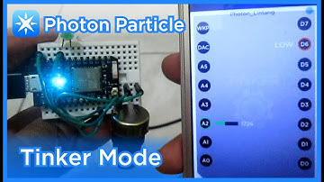 Particle Photon Tinker Mode