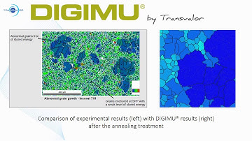 TRANSVALOR DIGIMU® - Abnormal grain growth