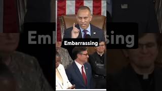 Hakeem Jeffries ROASTS Republicans - Mike Johnson Embarrassed #shorts