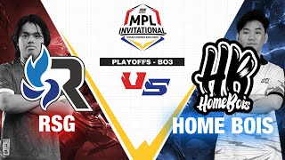 RSG PH vs HOMEBOIS | Game 1 | ONE Esports MPL Invitational 2023 Day 4 | Playoffs