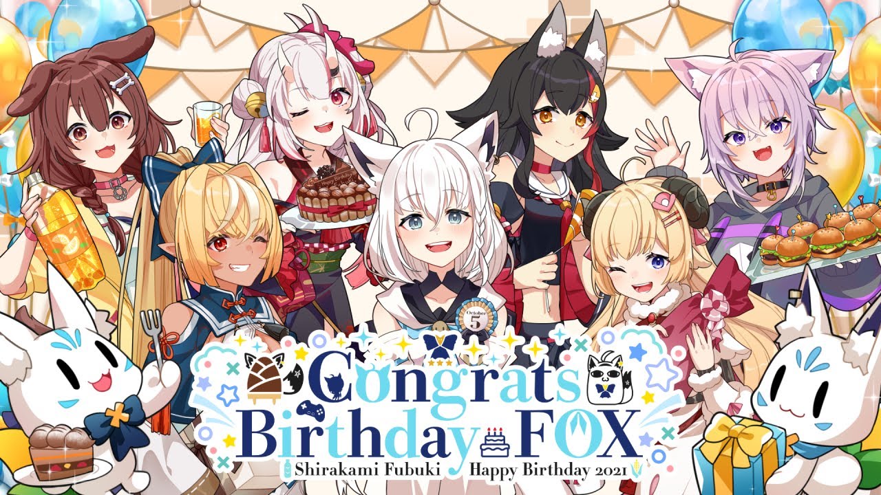 【#白上フブキ生誕LIVE】Congrats Birthday FOX【ホロライブ/白上フブキ】