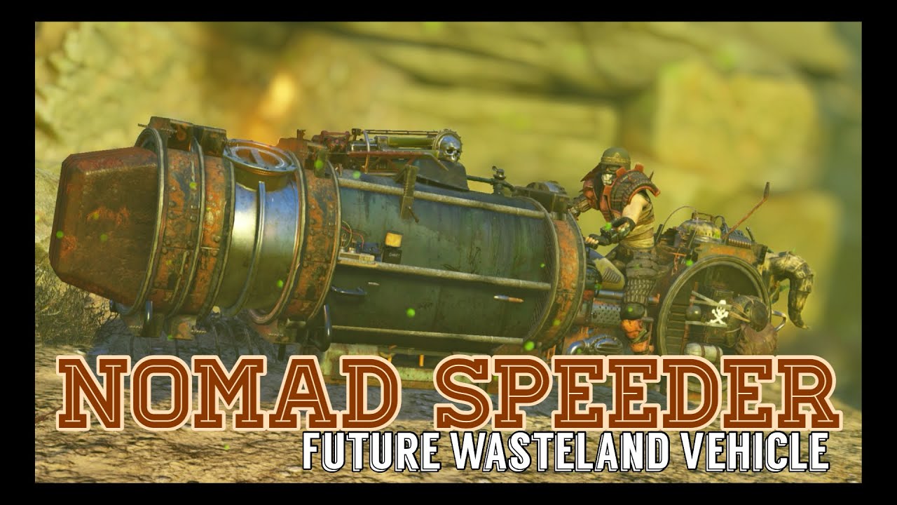 Nomad Speeder | Future Wasteland Vehicle | Fallout 76 | C.A.M.P. Build | RADRUX 