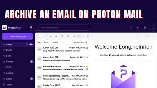 How to Archive an Email on Proton Mail 2026?