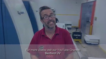 Benford UV installed this 5 UV curing lamp system on a KBA Rapida 106 8 + C Printing Press