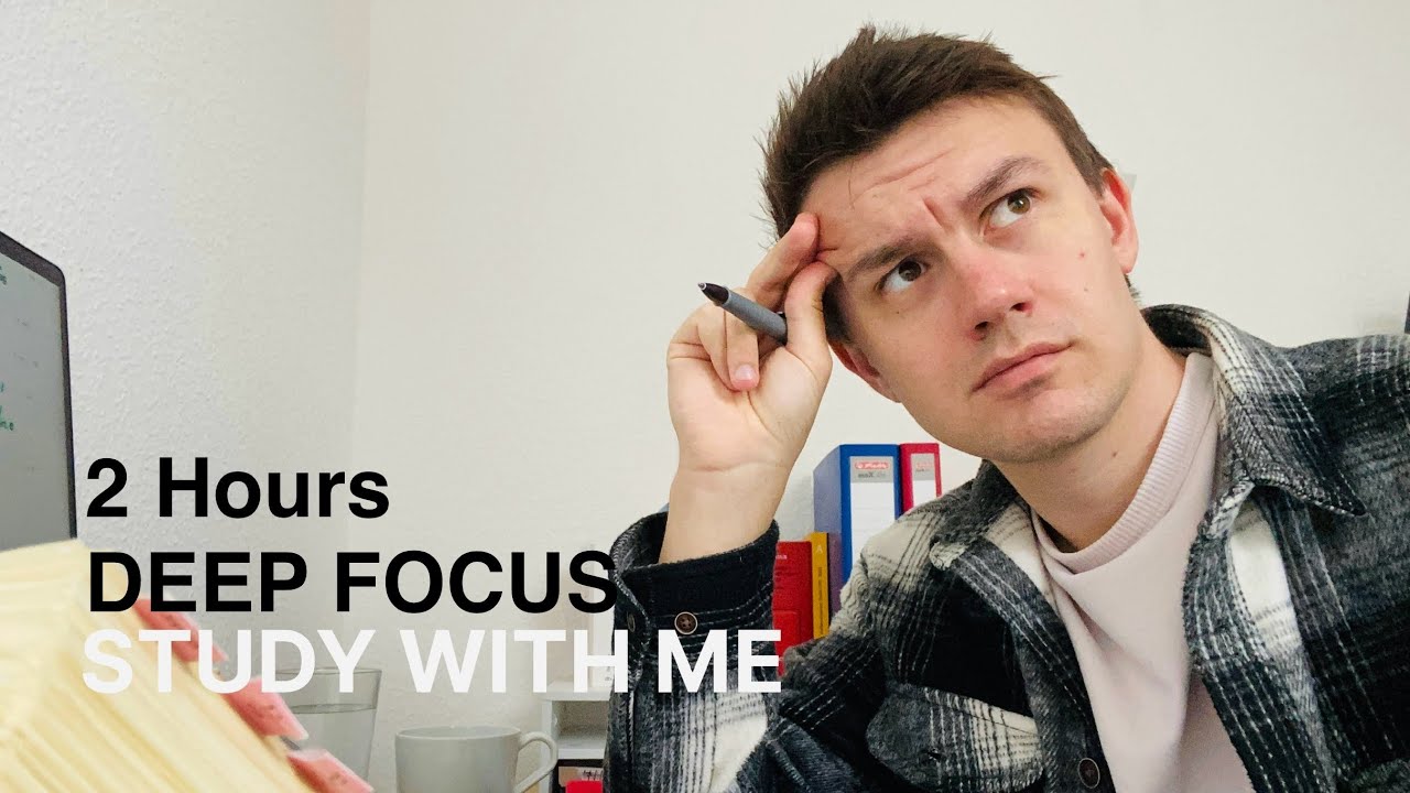 LIVE | STUDY WITH ME 📚📖 | 2 HOURS - DEEP FOCUS | White Noise | # ...