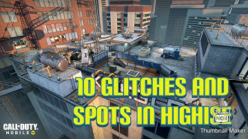 10 Glitches And Spots in Highrise|Codm