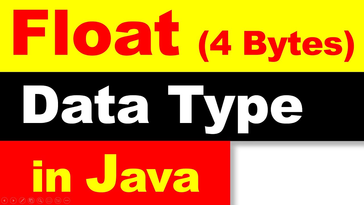 Float data type in Java - YouTube