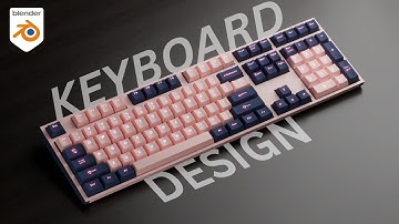 How To Make A Keyboard In Blender -  Tutorial