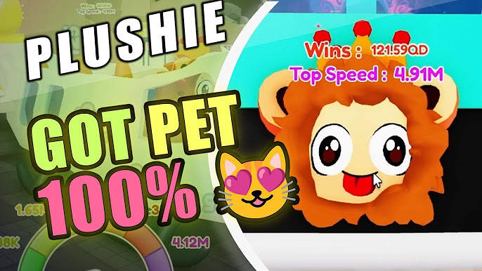 Race Clicker Plushies This Wednesday You Get 100% Pet and Car