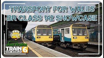 TRANSPORT FOR WALES BR CLASS 142 DIESEL MULTIPLE UNIT | JUST TRAINS SHOWCASE | TRAIN SIM WORLD 6