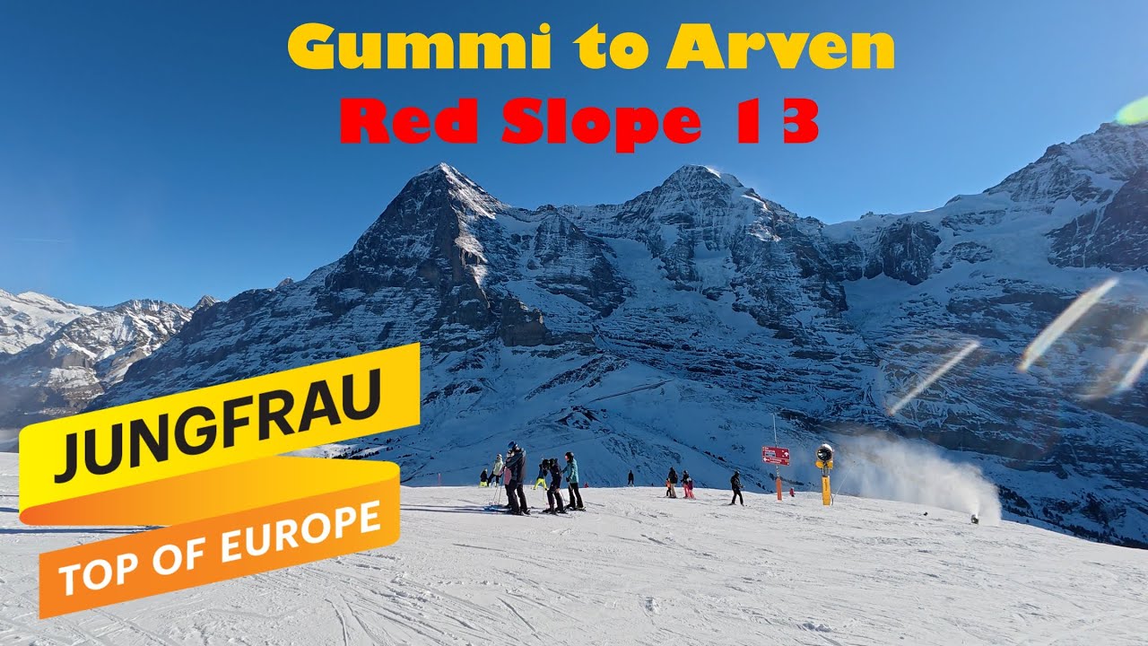 Ski Grindelwald - Gummi to Arven - Slope 13