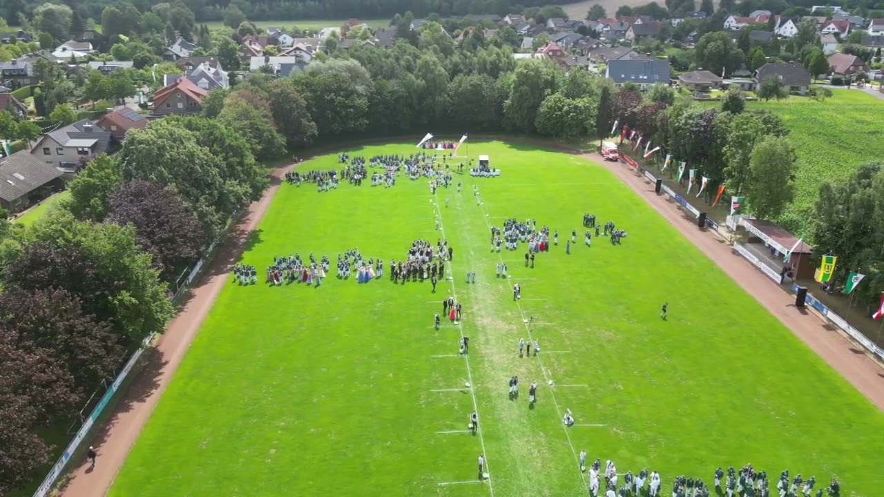 Jubliläumschützenfest Dedinghausen: Drohnenvideo von Marius Gudermann (Juli 2023)