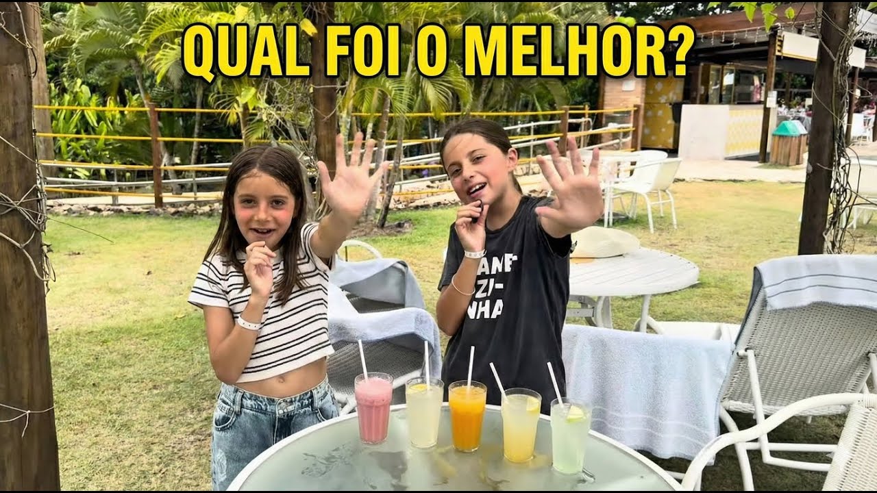 Tentamos adivinhar os drinks favoritos uma da outra