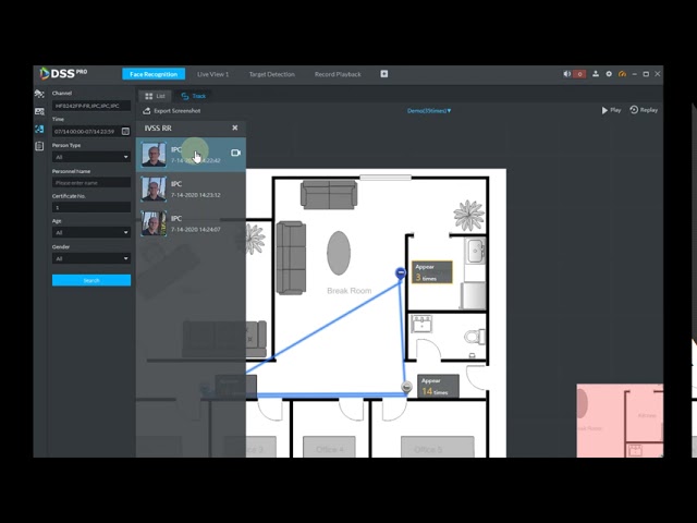 DSS PRO   Face Search  / Face Track class=