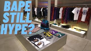 Shopping at BAPE Store in Hong Kong vlog