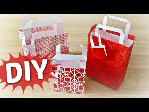 DIY - Comment Faire Un Sac En Papier Cadeau | Tuto IKEA De Noël Pliage Pour Faire Un Sachet Cadeau