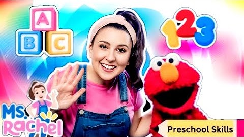 Leer praten met juf Rachel - Leervideo voor peuters - Leer kleuren, getallen, emoties en gevoelens