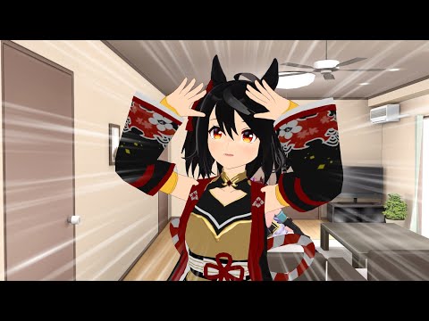 【ウマ娘mmd】後ろが気になるがかわいいキタちゃん