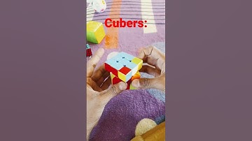 Cubers vs Non cubers 😂😂 in #shorts #cubeast #viral #cubelover #like #cubeking #likeforlikes
